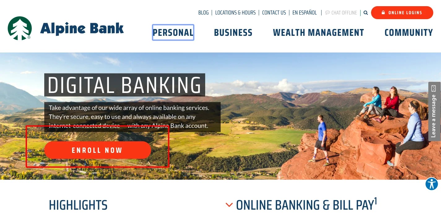 Alpine Bank Online Login