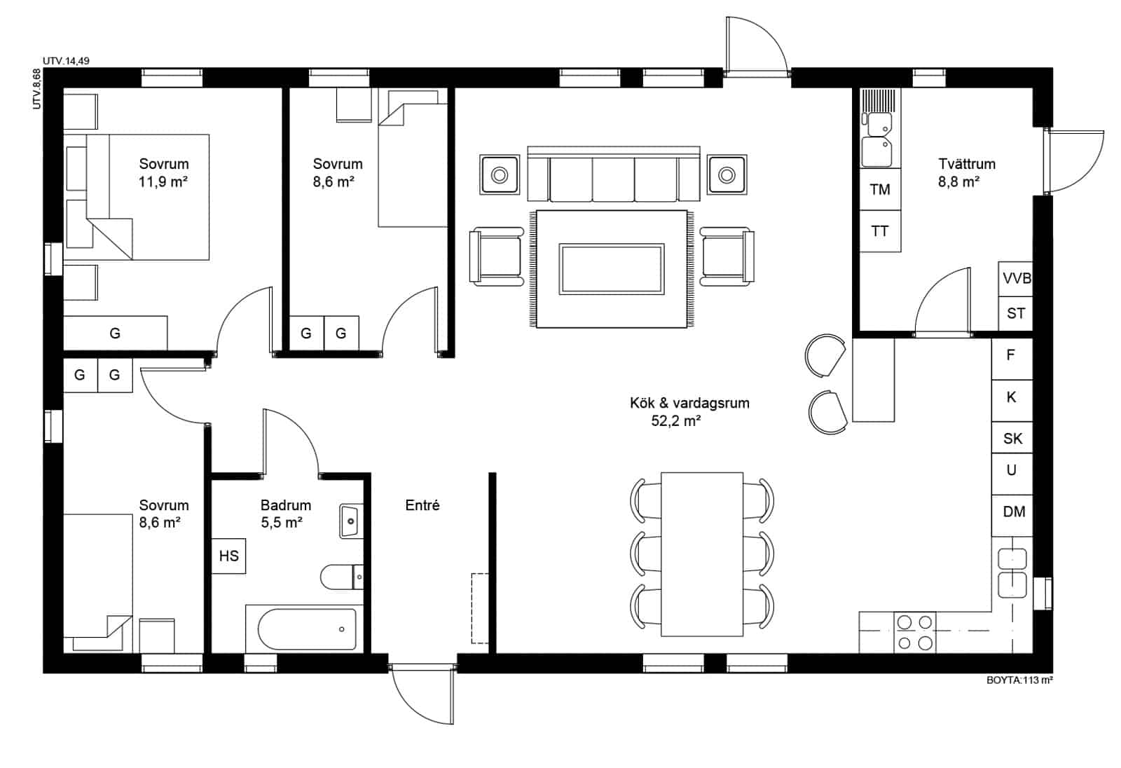 Så skapar du en smart planlösning för ditt hus Mellby Hus