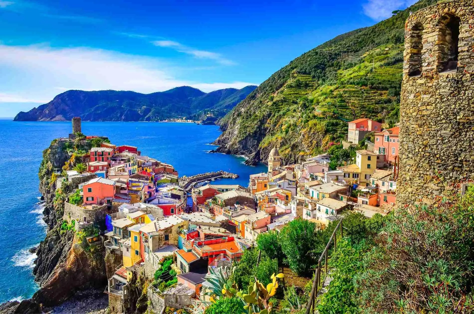 Trails of Cinque Terre Walking Holiday Self Guided Walking Tour in Italy