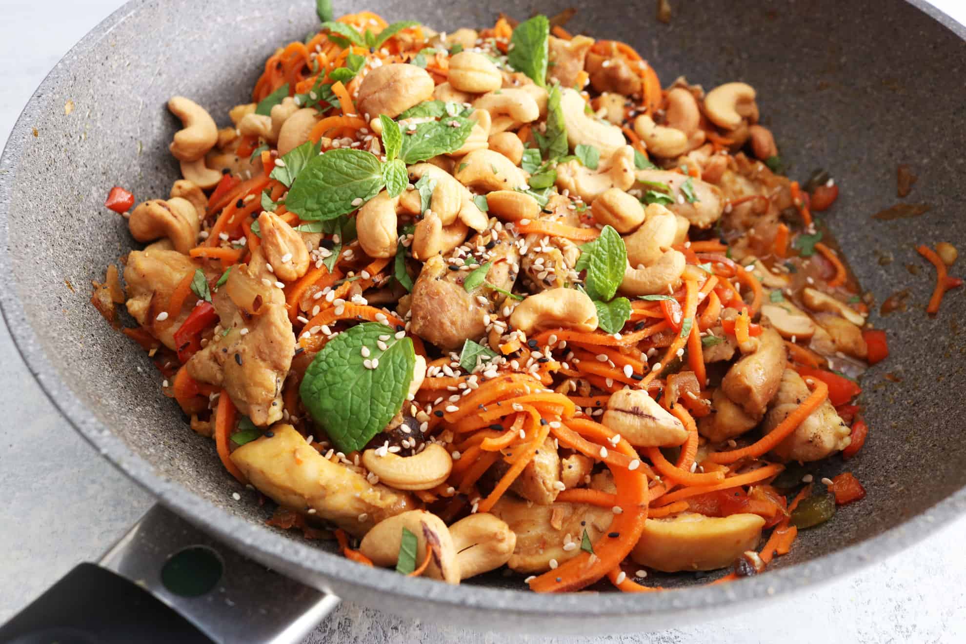 20 minute sweet potato noodle lo mein The Toasted Pine Nut