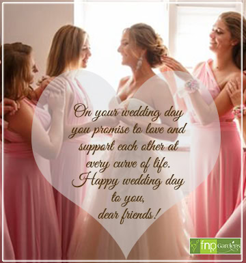 Happy Wedding Wishes For Friend Marriage Quotes With Images
