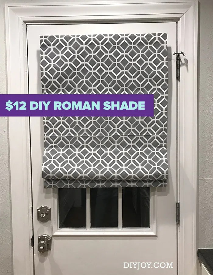 Make Roman Shades From Mini Blinds 12 DIY Roman Shades Made With Mini Blinds Cheap Room Decor