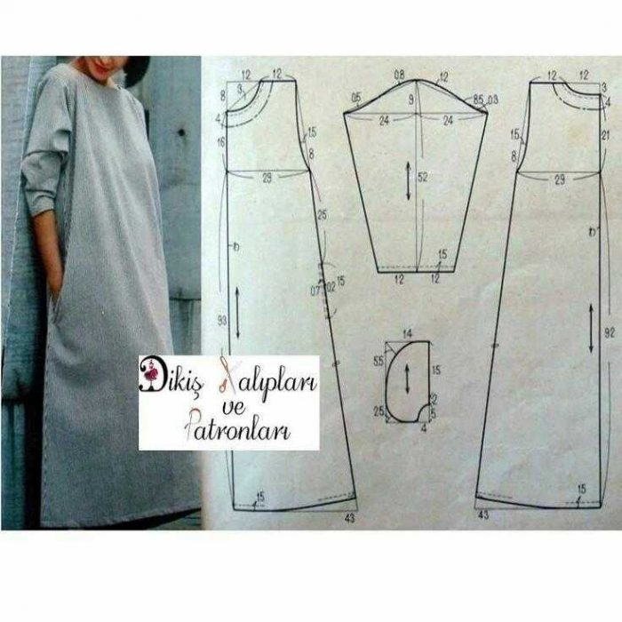 3 Pola Sederhana Baju Tunik