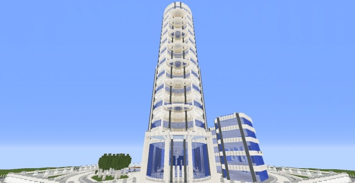 Quartz Tower 10 Minecraft Building Inc
