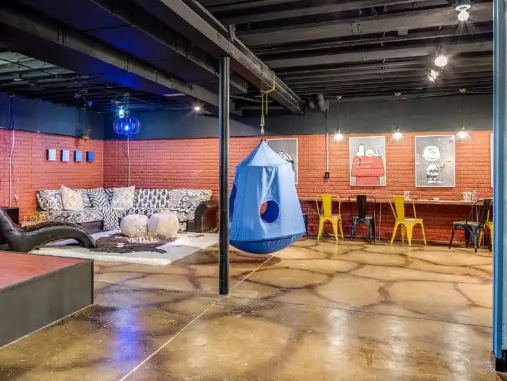 Unfinished Basement Floor Ideas Flooring Tips