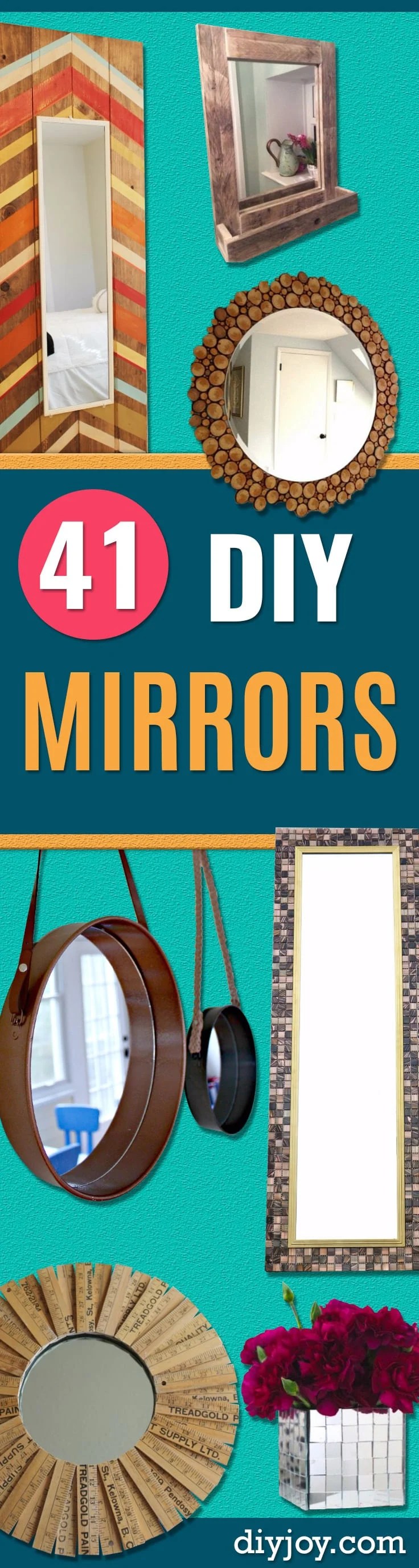 41 DIY Mirrors To Add to Your Room
