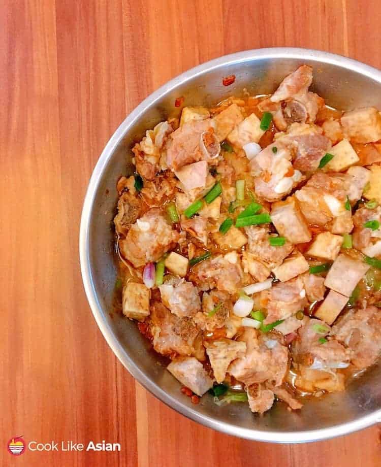 Dim Sumstyle Steamed Pork Ribs With Taro Root Cook Like Asian