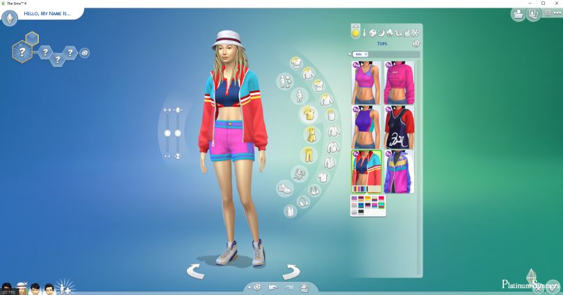The Sims 4 Throwback Fit Kit Review Platinum Simmers