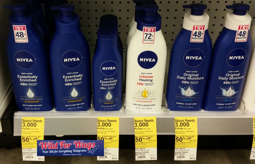 New Nivea Coupon Lotions Starting at 1.69!