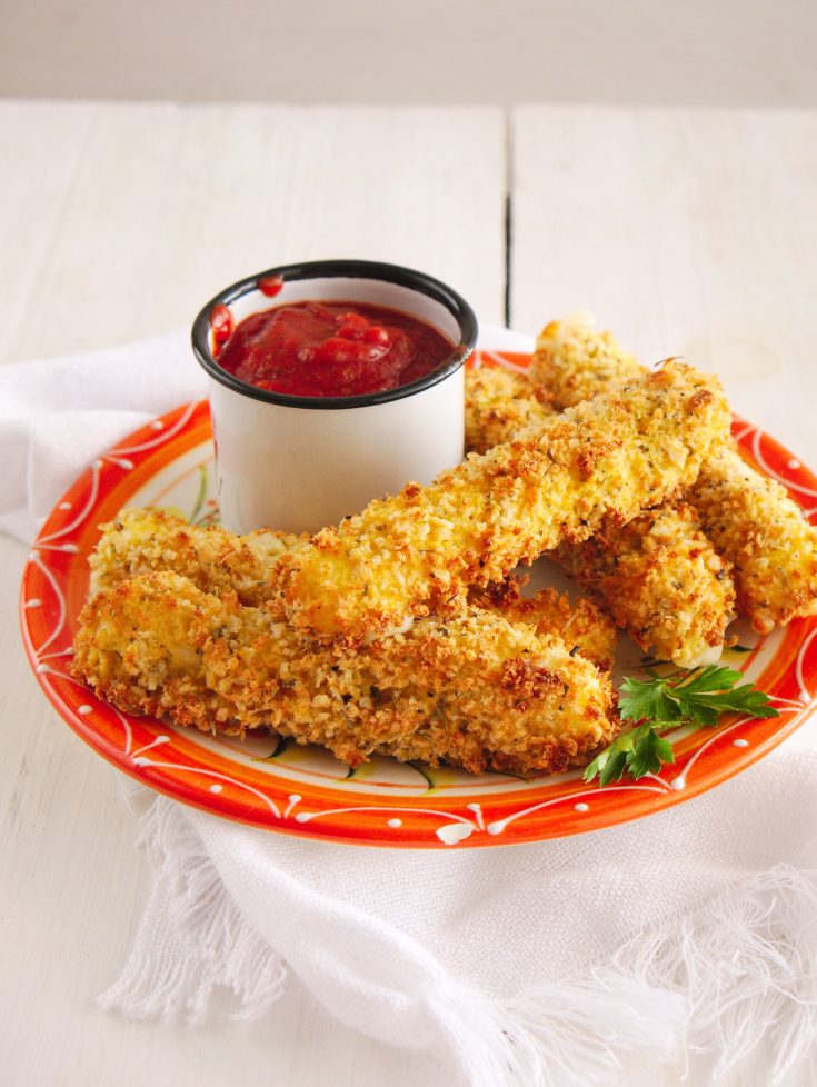 Homemade Easy and Healthy Air Fryer Mozzarella Sticks