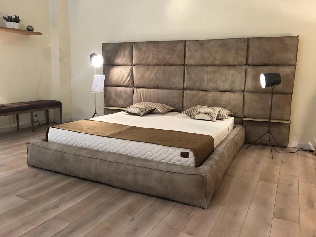 Lit Twils marlène Tête de lit murale 180x200