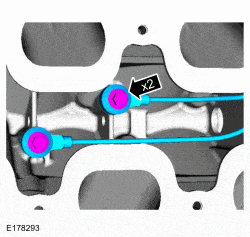 Knock Sensor Location 2016 Ford Expedition limited 3.5 twin turbo dohc