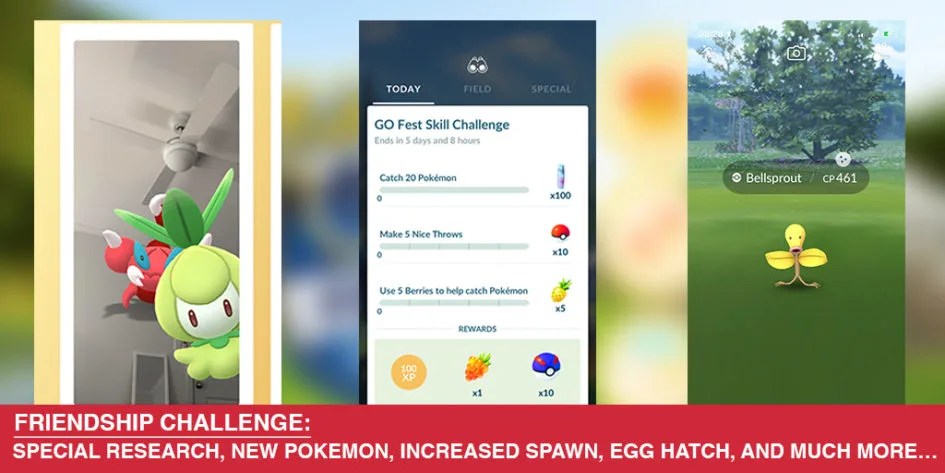 Friendship Challenge Special Research, New Pokemon