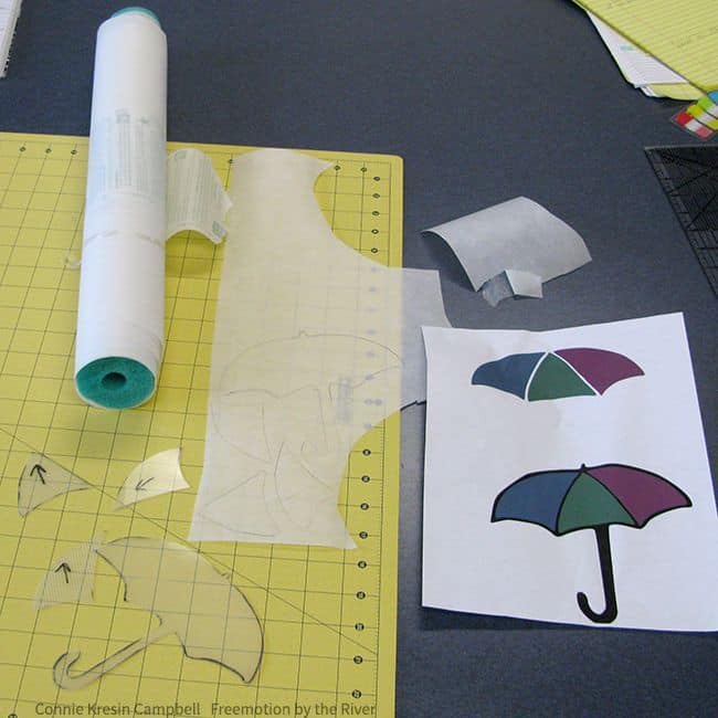 Free Applique Umbrella Template