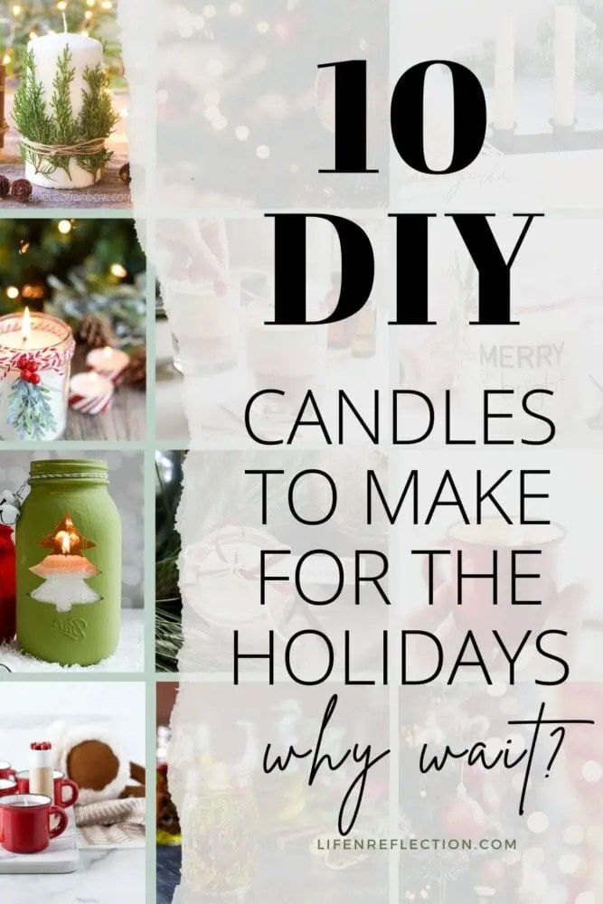 Christmas Handmade Candles with the Best Christmas Scents