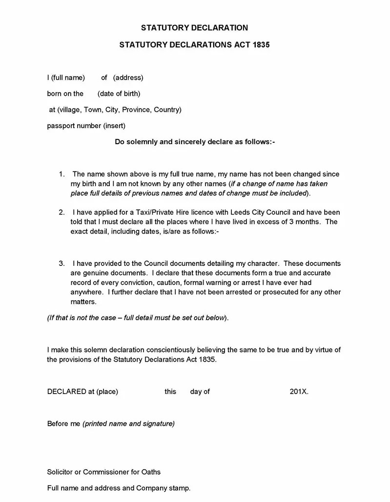 Statutory Declarations What You Need To Know [2024]