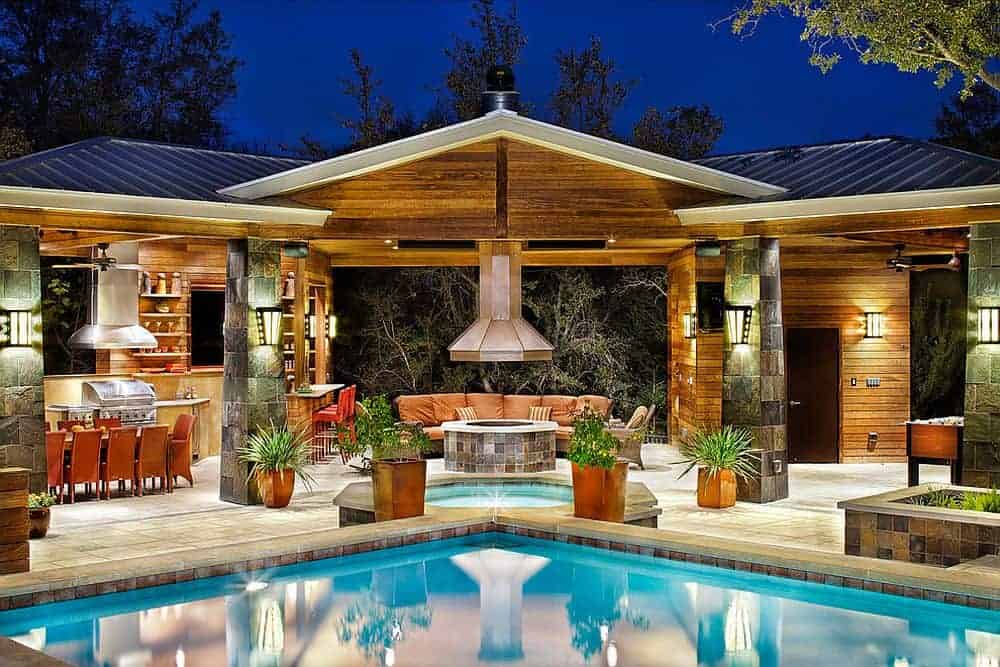 How much does a pool cabana cost to build Builders Villa