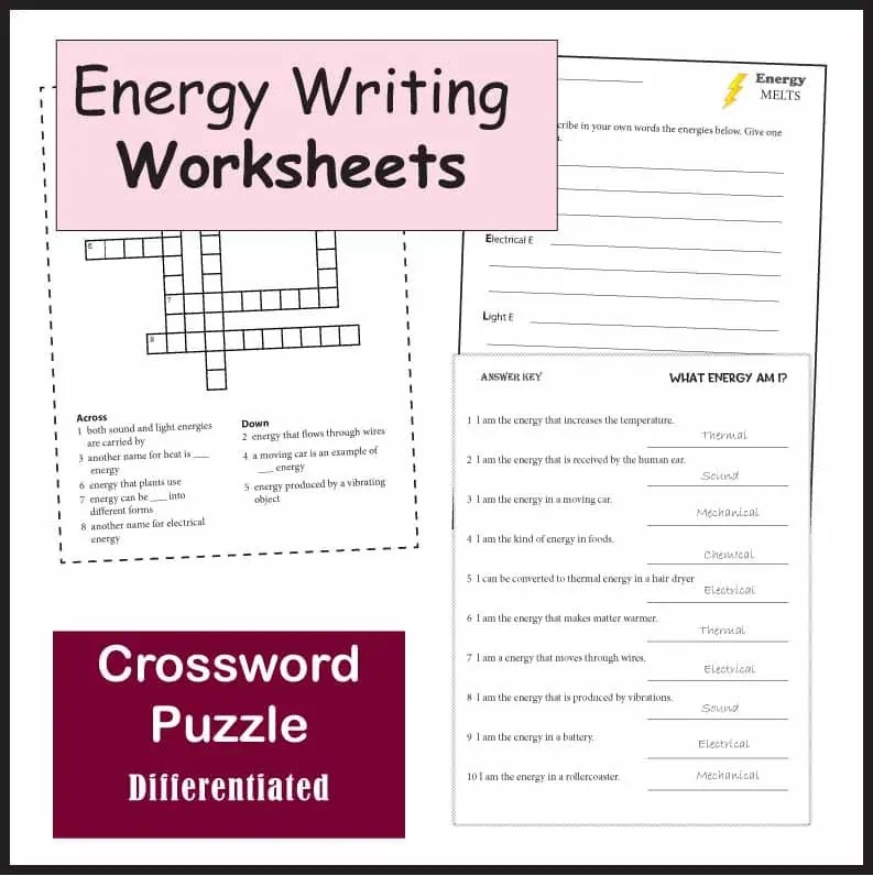 Forms of Energy Worksheets | Made By Teachers