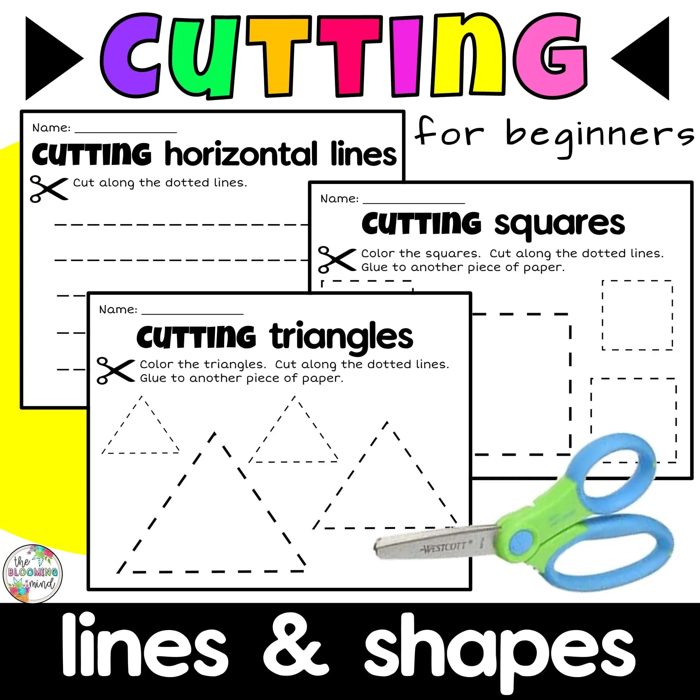 Cutting Practice with Scissors | Made By Teachers