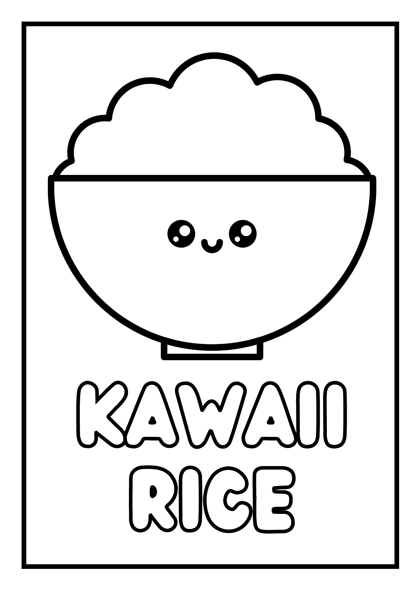 Cute Kawaii food coloring pages for kids Made By Teachers