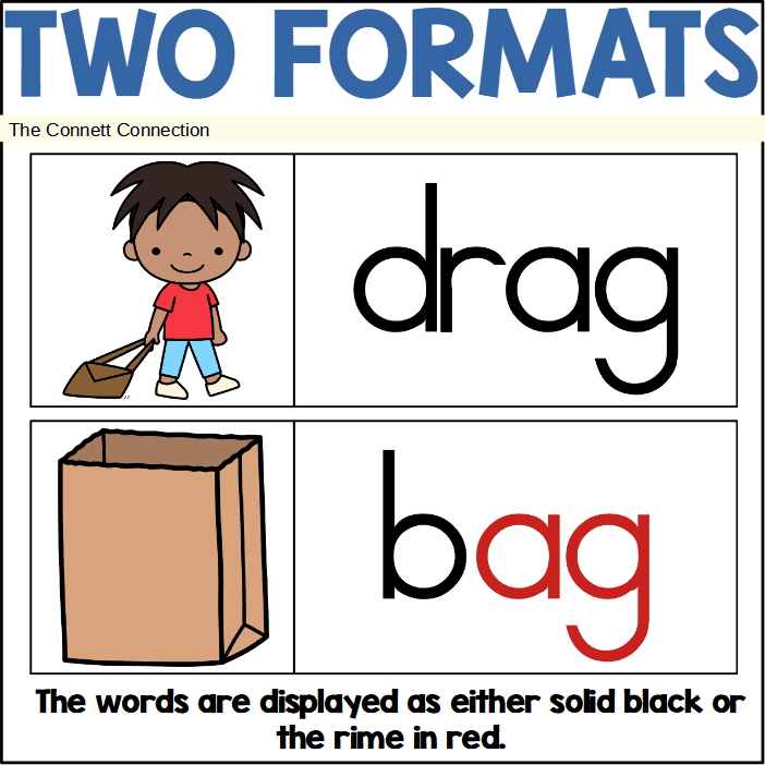 AG Word Family Word Wall Cards Made By Teachers