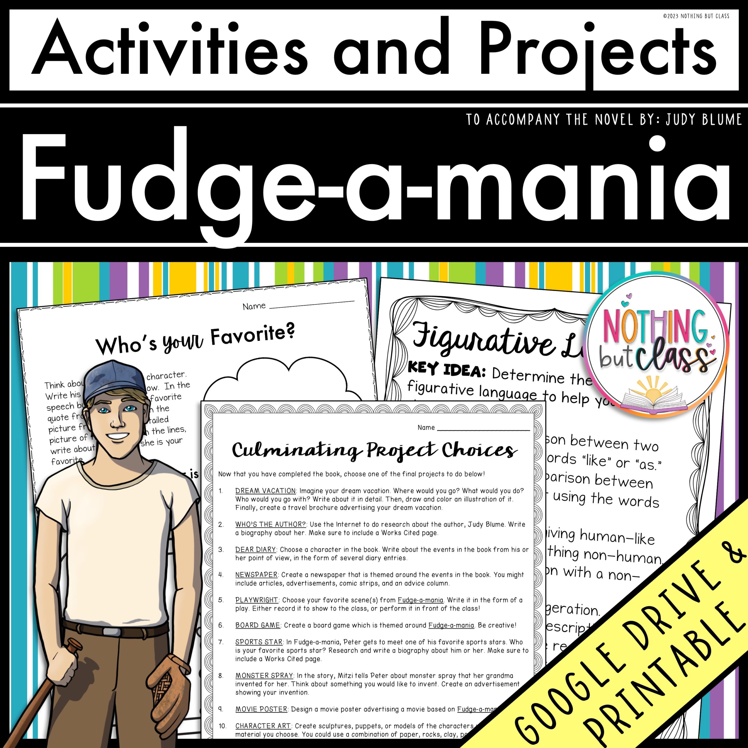 Fudgeamania Activities and Projects Made By Teachers