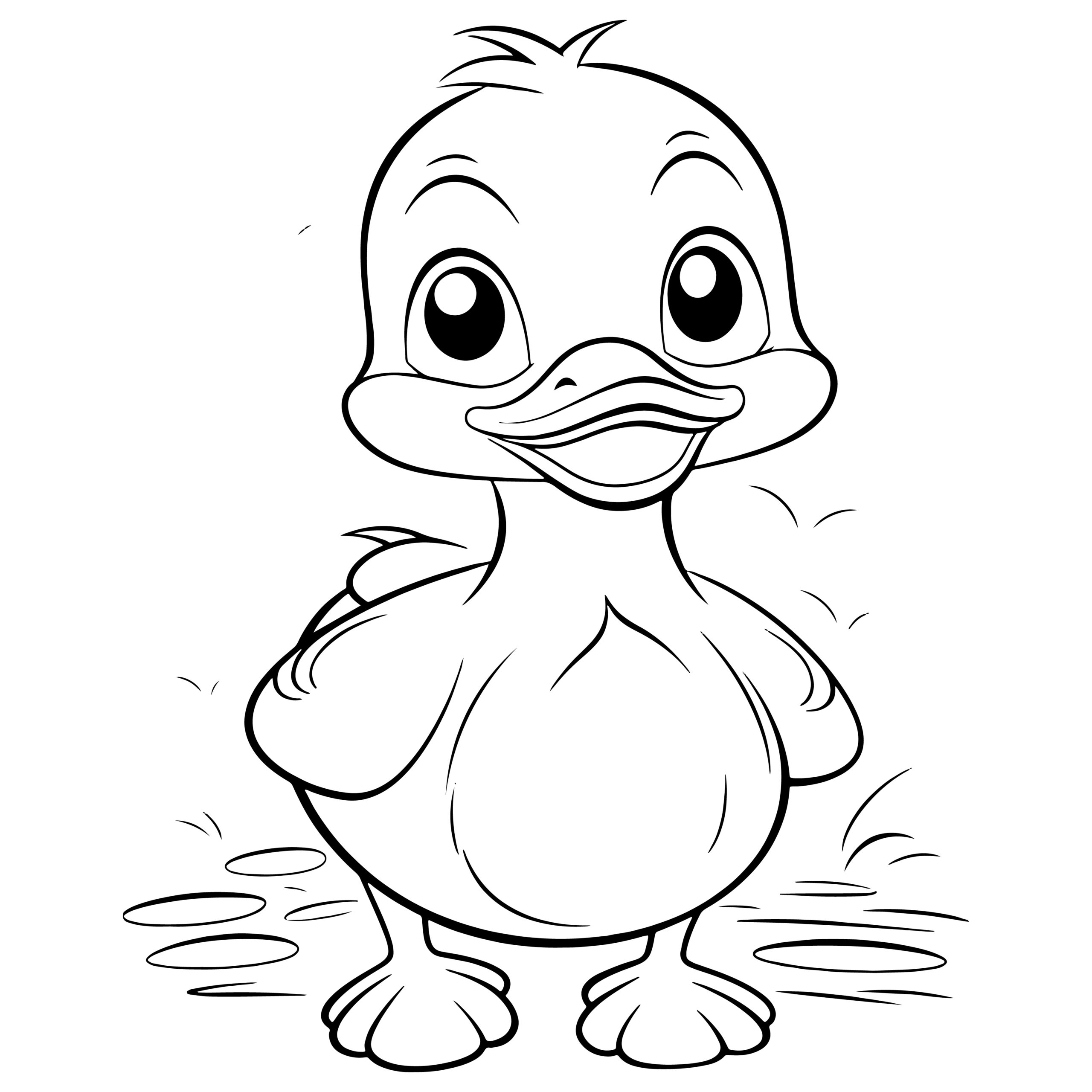 Duck Coloring Book For Kids And Toddlers! A Unique Collection Of