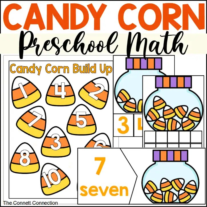 Candy Corn Preschool Math Counting to 10 Activities | Made By Teachers