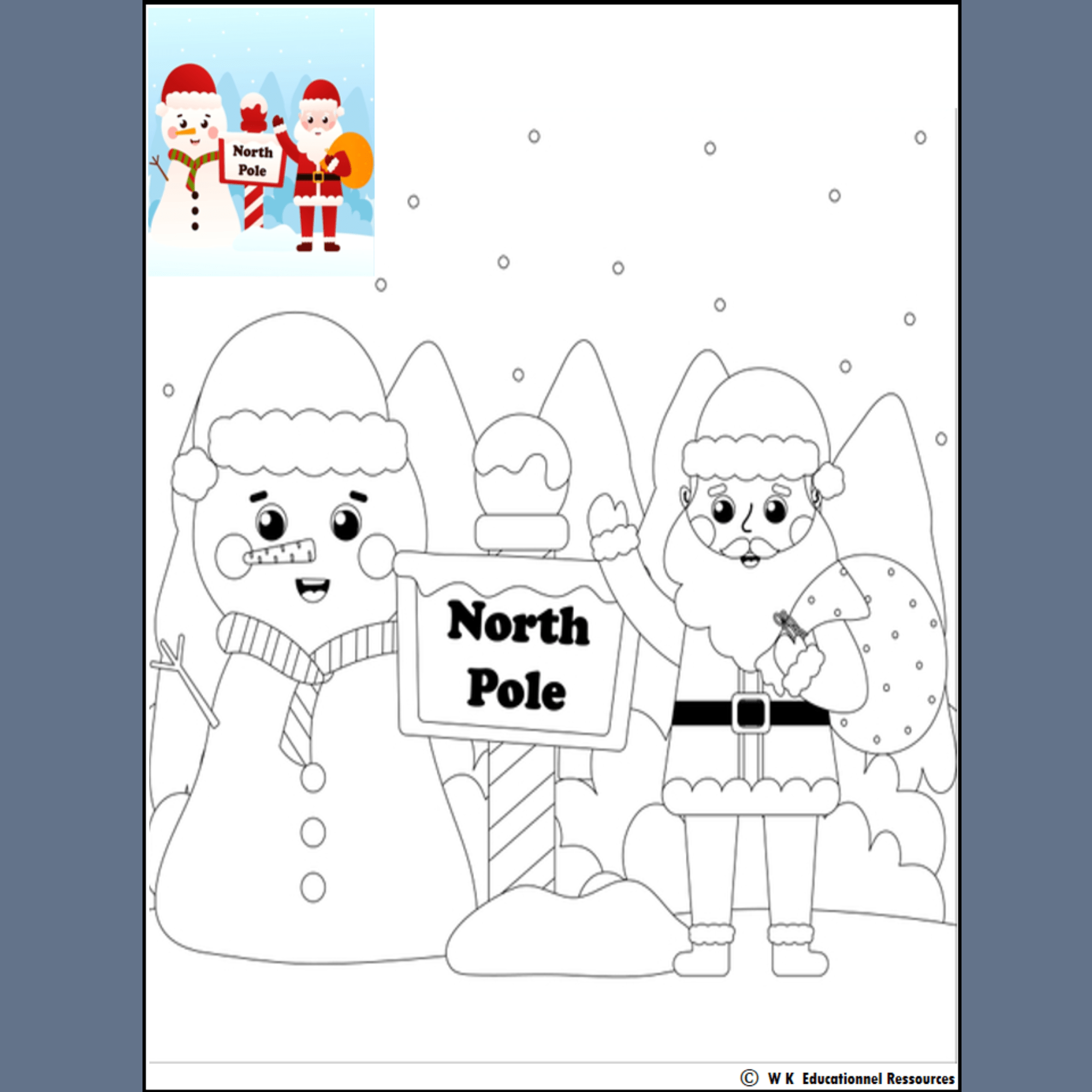 Snowman Snowflakes Coloring Pages Winter Coloring Pages December
