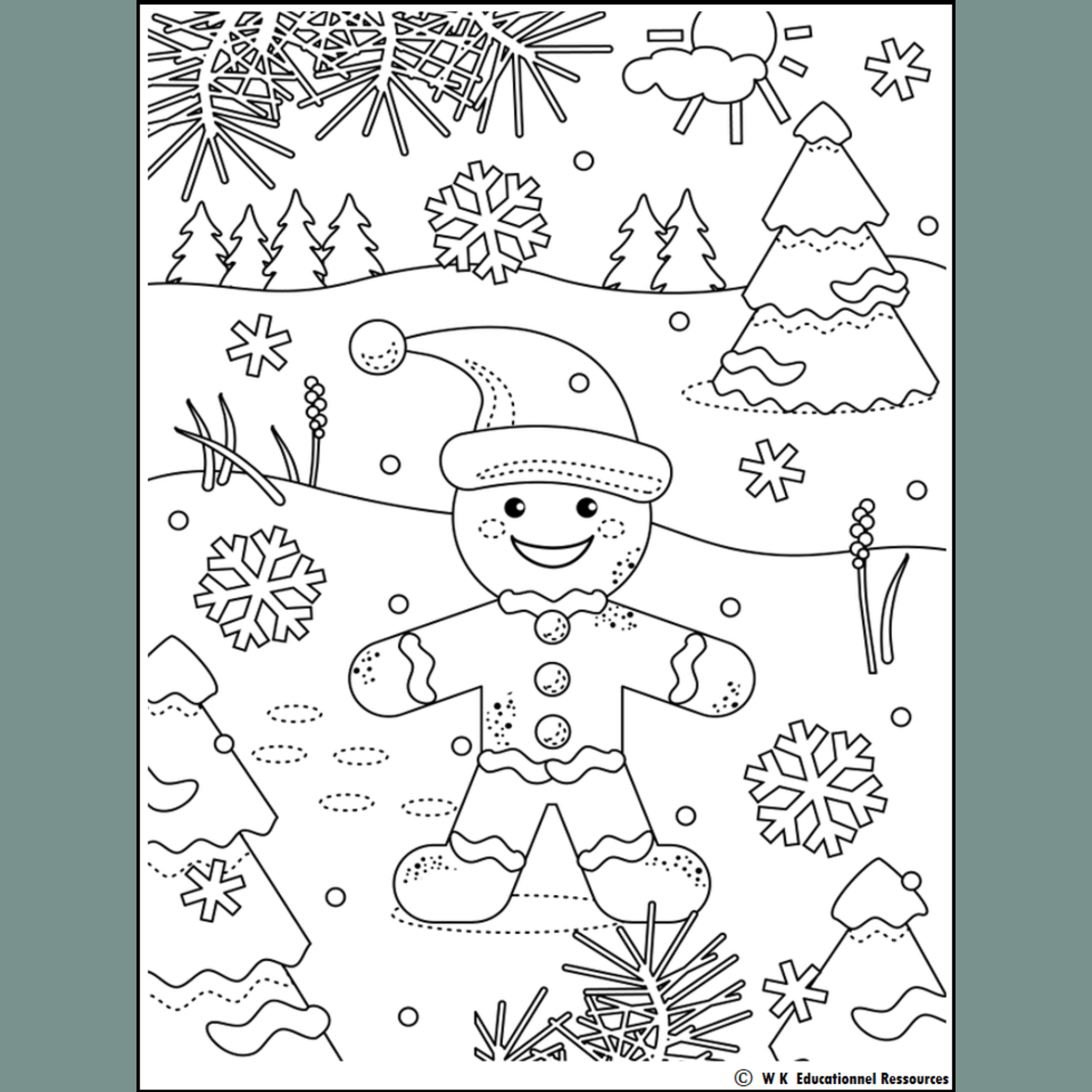 Winter Coloring Pages Snowflakes [2025]