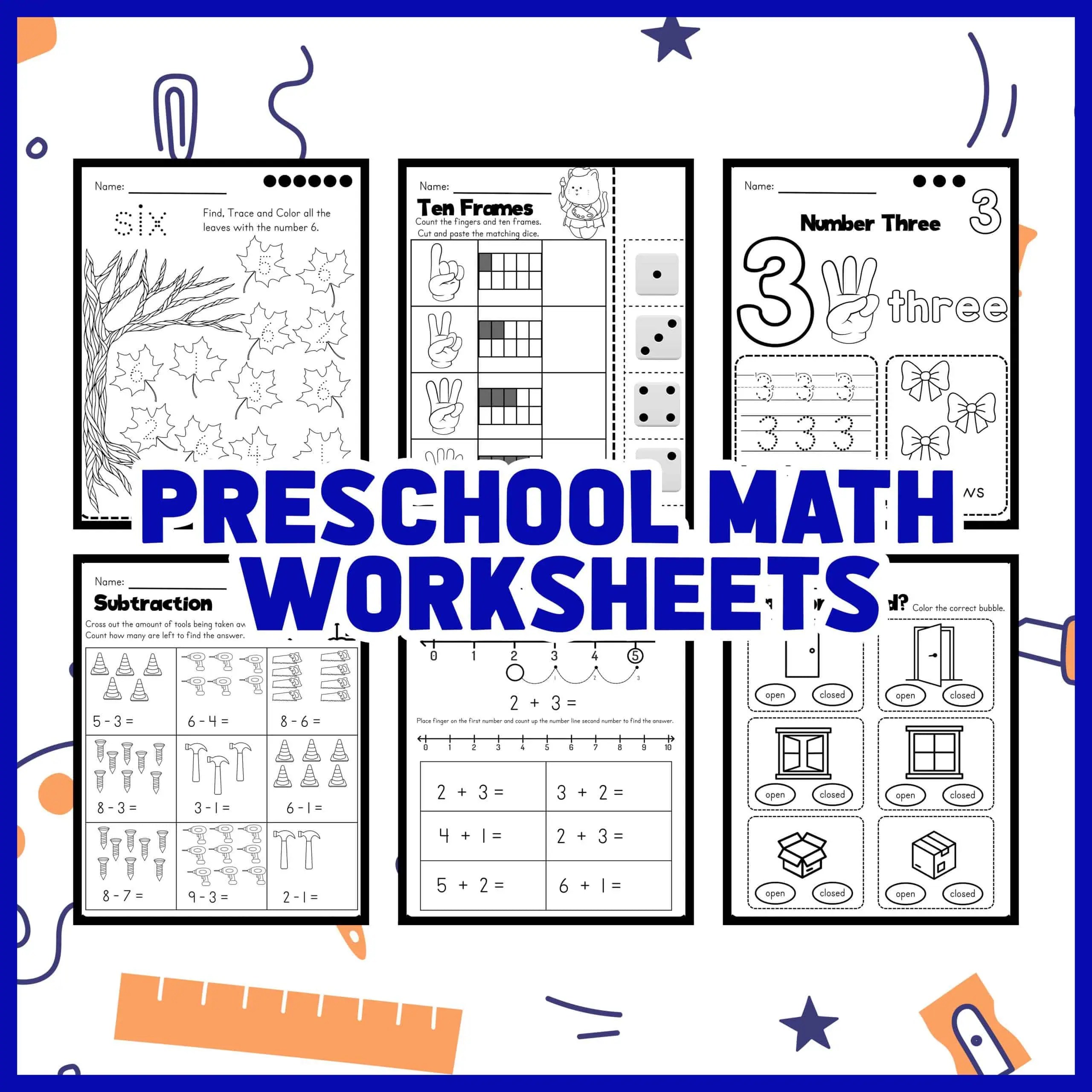 Preschool Math Worksheets | Made By Teachers