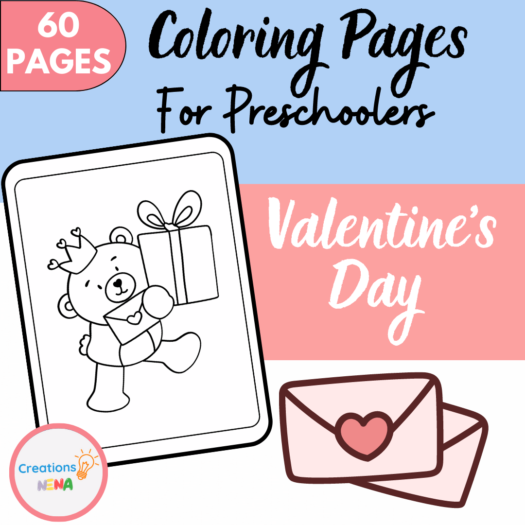 Valentine's Day Coloring Pages For Preschoolers