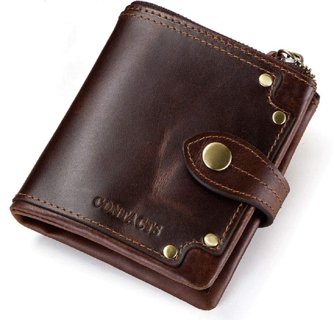 Mens Genuine Leather Wallet Guys World