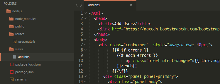 Express Session Tutorial Node.js Shouts