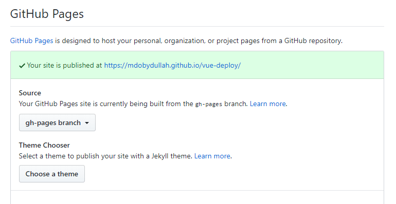 Deploy Vue.js Application to GitHub Pages Shouts.dev
