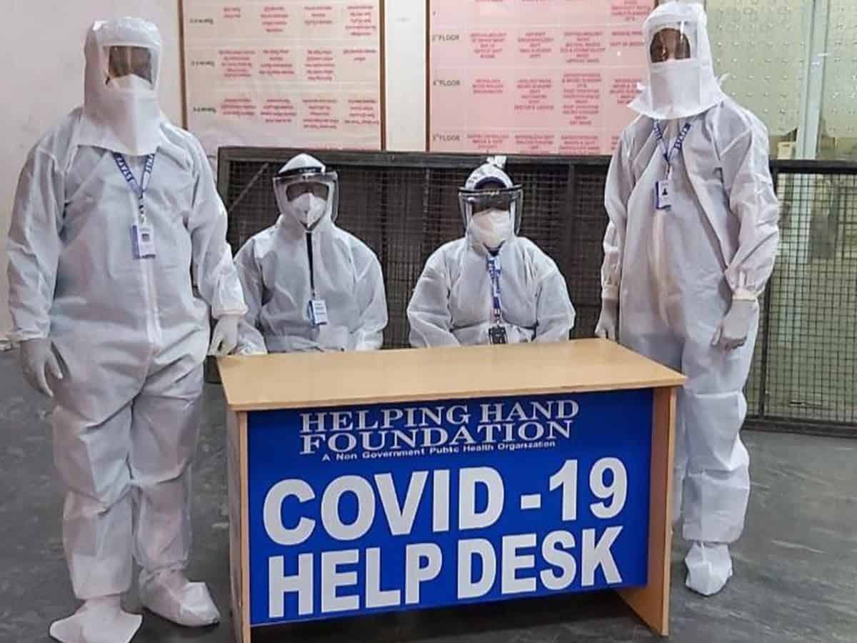 NGO sets up COVID19 help desk at Gandhi Hospital