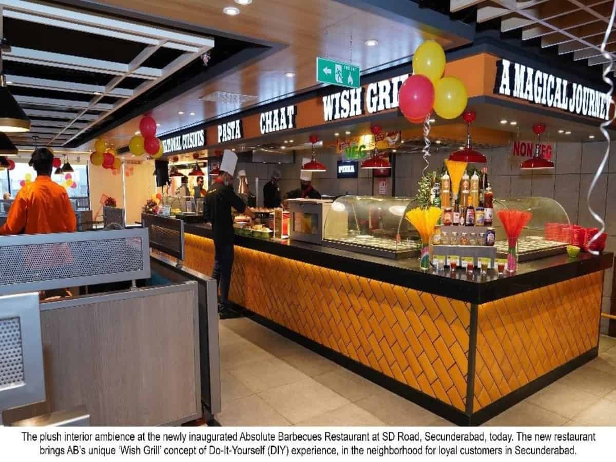 Absolute Barbecues opens its 44th restaurant in Secunderabad