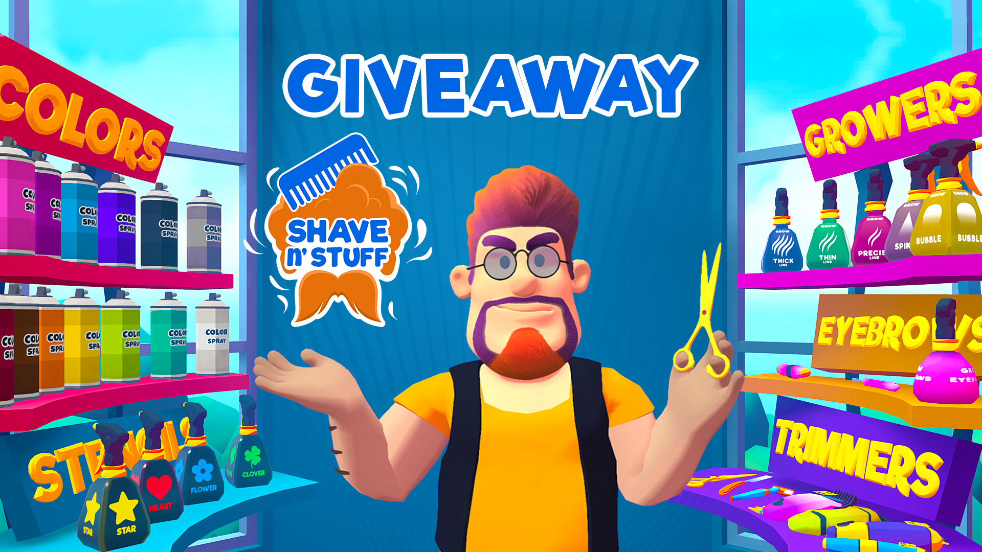 Shave & Stuff Giveaway! Giveaway on SideQuest Oculus Quest Games
