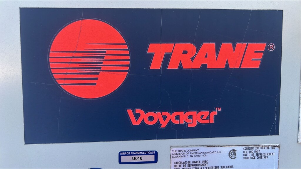 Used Trane Voyager Forced Air Furnace with Cooling Unit