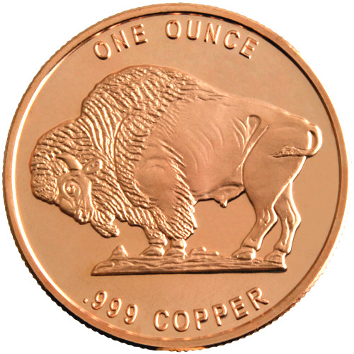Buy 1 oz NTR Buffalo Copper Rounds