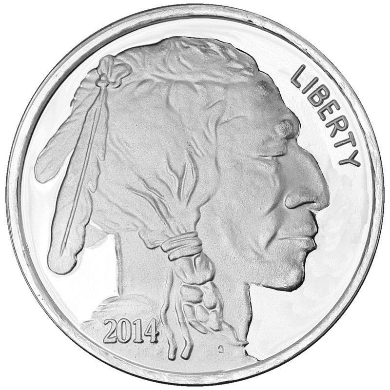Buy 2014 1 oz SilverTowne Buffalo Silver Rounds