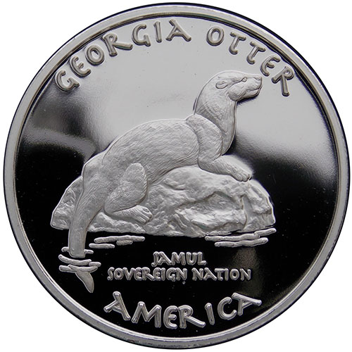 2017 1 oz Proof Silver Cherokee Otter Coin