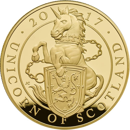 Buy 2017 1 oz Gold British Queen’s Beast Unicorn Coins
