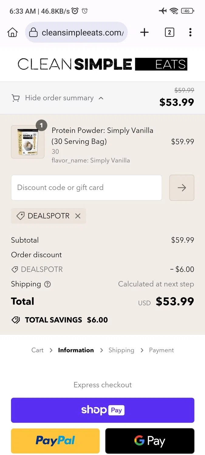 Clean Simple Eats Promo Codes 10 Off July 2024