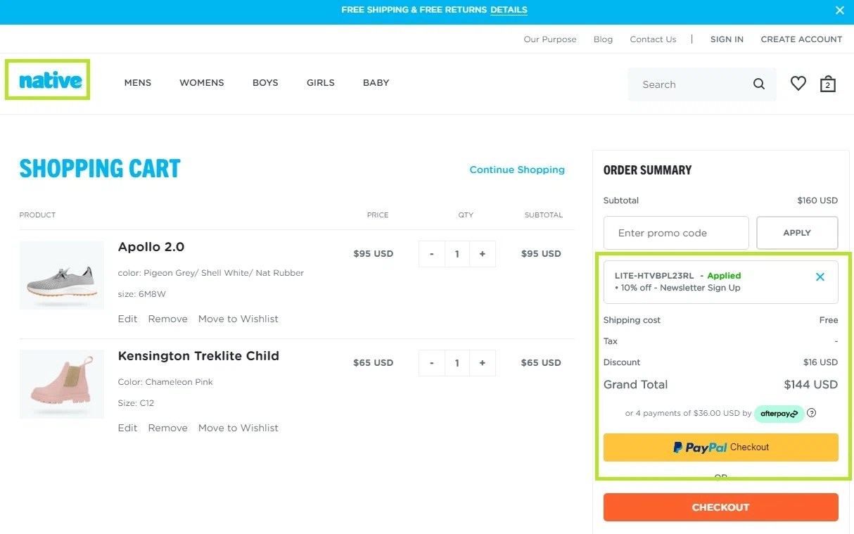 Native Shoes Discount Codes 25 Off in Mar 2021 SimplyCodes