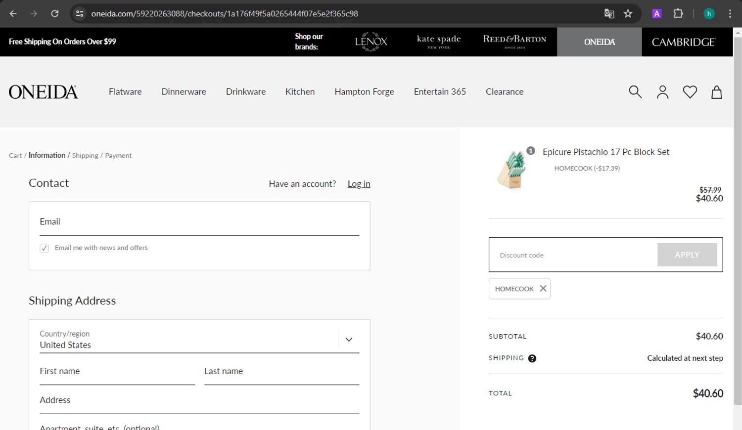 Oneida Promo Codes 30 Off May 2024