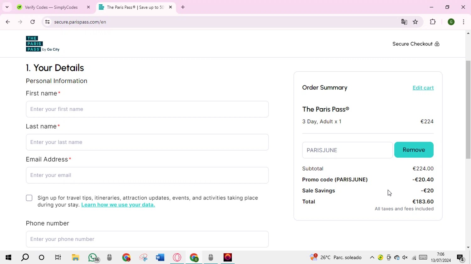Paris Pass Promo Codes 10 Off September 2024