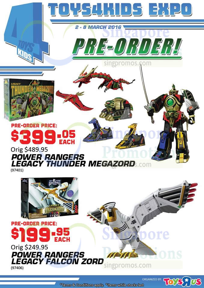 PreOrder Power Rangers Legacy » (EXPIRED) Toys “R” Us Atrium Event