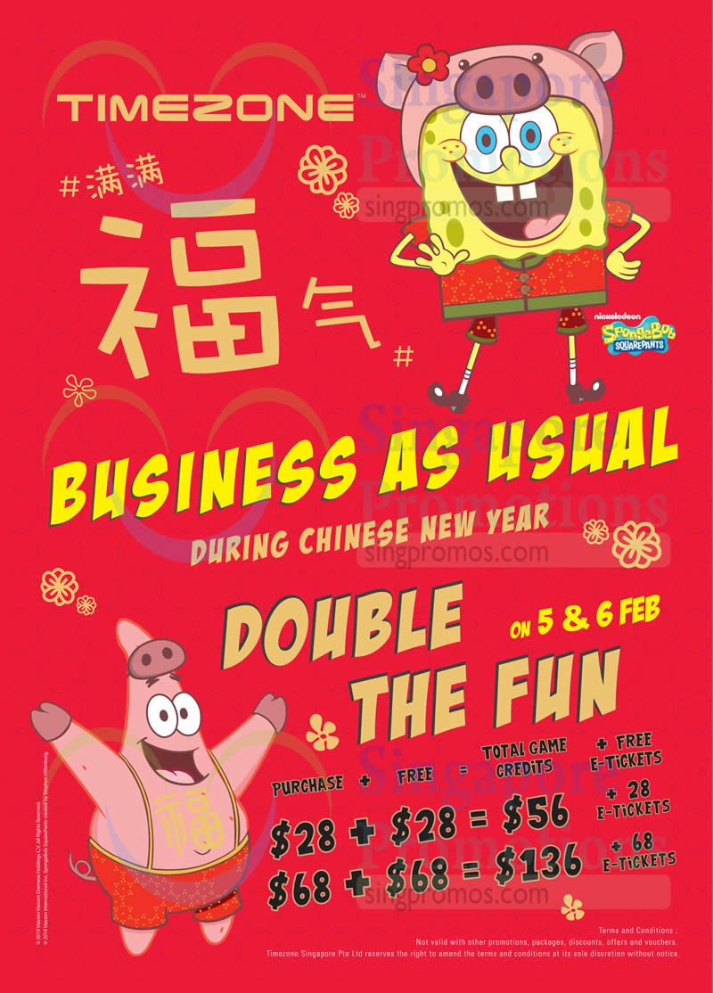 Timezone 100 extra double dollar promotion from 5 6 Feb 2019