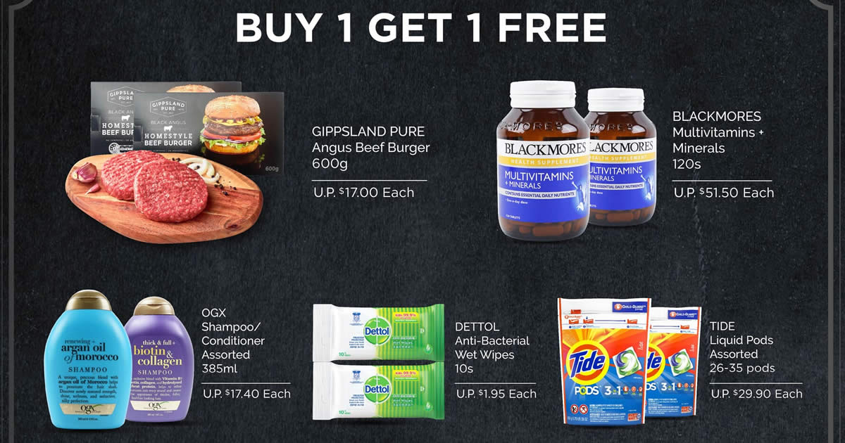 (EXPIRED) Cold Storage is offering 1for1 Black Friday deals on